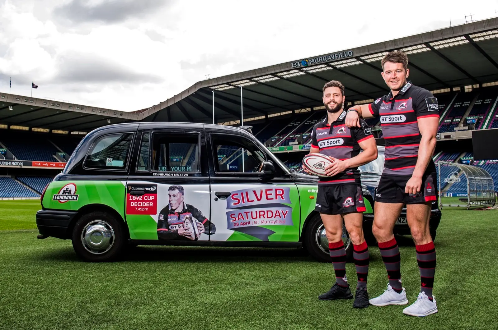 Branded taxi used for PR and experiential activation