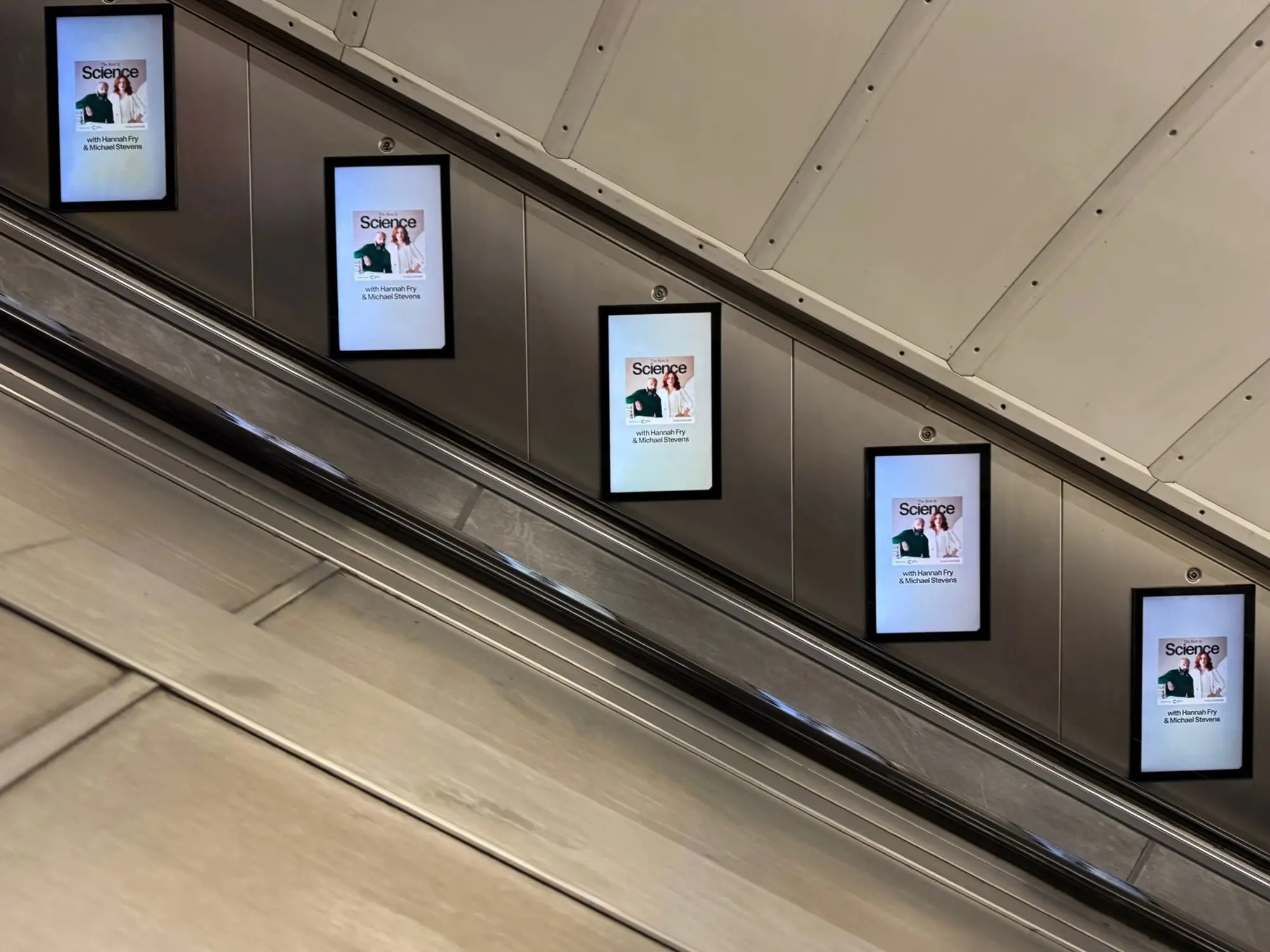 London Underground station advertising takeover